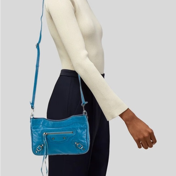 Balenciaga Turquoise Crossbody Bag - Picture 6 of 6